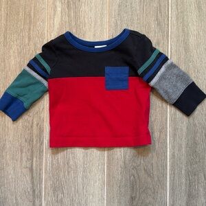 Hanna Andersson Color Block Long Sleeve Shirt